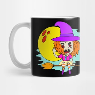 Halloween pictures on t-shirt for children witch Mug